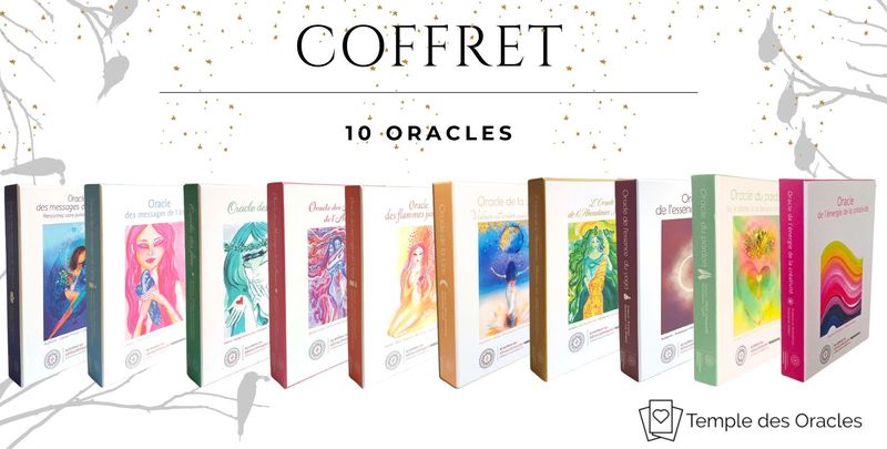 Les jeux d'oracles illustrés à l'aquarelle du Temple des Oracles