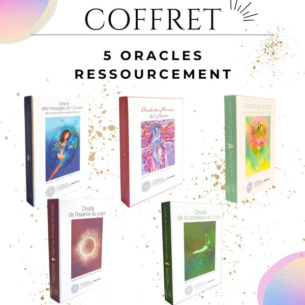 Coffret de 5 Oracles Ressourcement