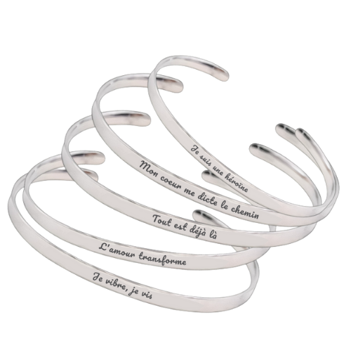 Coffret Bracelets aux messages inspirants