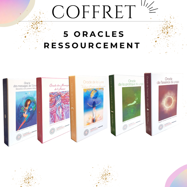 Coffret de 5 Oracles Ressourcement