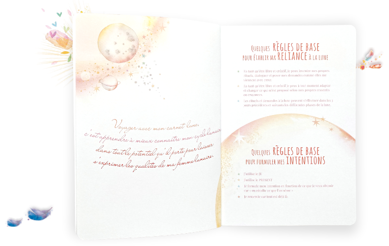 CARNET LUNE - Le Temple des Oracles