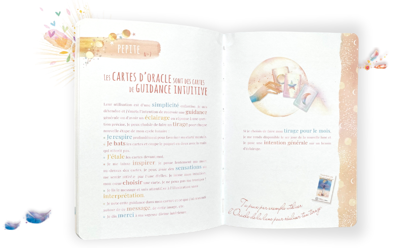 CARNET LUNE - Le Temple des Oracles
