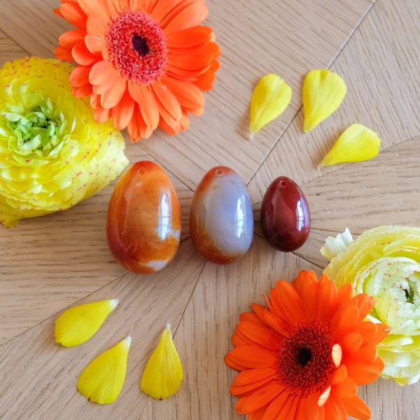 3 Agates - troués - Livraison EXPRESS - Le Temple des Oracles