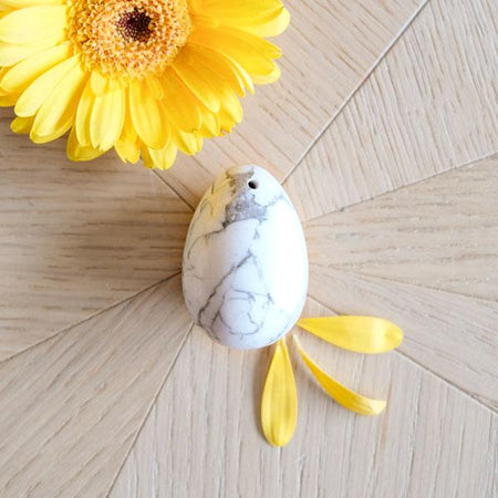 Howlite - grand - troué - Livraison EXPRESS - Le Temple des Oracles