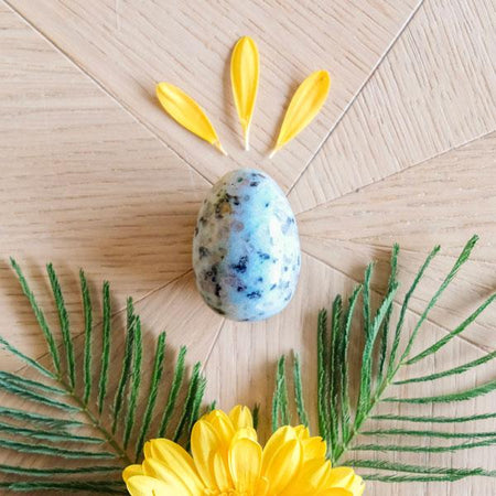 Jaspe Kiwi grand troué - Livraison Express - Le Temple des Oracles