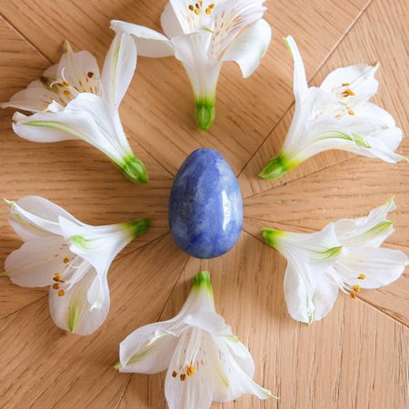 Aventurine bleue - moyen - troué - LIVRAISON EXPRESS - Le Temple des Oracles