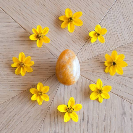 Jade jaune - grand - non troué - Livraison EXPRESS - Le Temple des Oracles