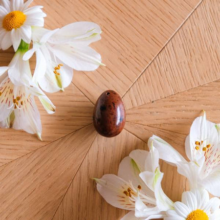 Jaspe Acajou petit troué - Livraison Express - Le Temple des Oracles