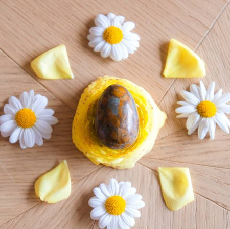 Jaspe Bambou grand non troué - Livraison Express - Le Temple des Oracles