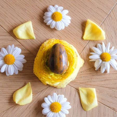 Jaspe Bambou moyen non troué - Livraison Express - Le Temple des Oracles