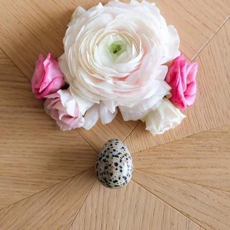 Jaspe Dalmatien - moyen - non troué - Livraison EXPRESS - Le Temple des Oracles