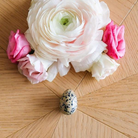 Jaspe Dalmatien - petit - non troué - Livraison EXPRESS - Le Temple des Oracles