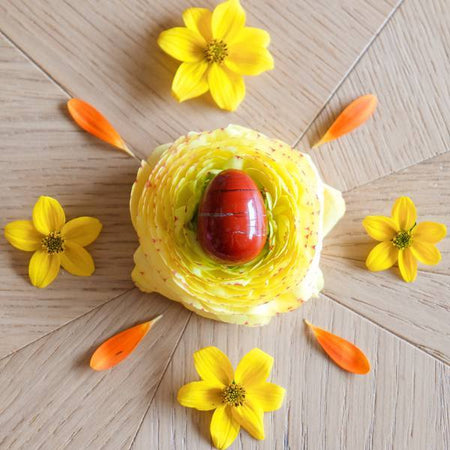 Jaspe rouge - petit - non troué - LIVRAISON EXPRESS - Le Temple des Oracles