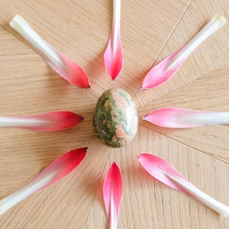 Unakite - grand - non troué - Livraison EXPRESS - Le Temple des Oracles