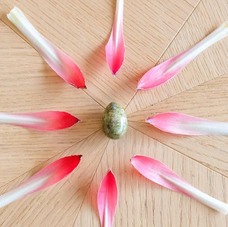 Unakite - petit - non troué - Livraison EXPRESS - Le Temple des Oracles