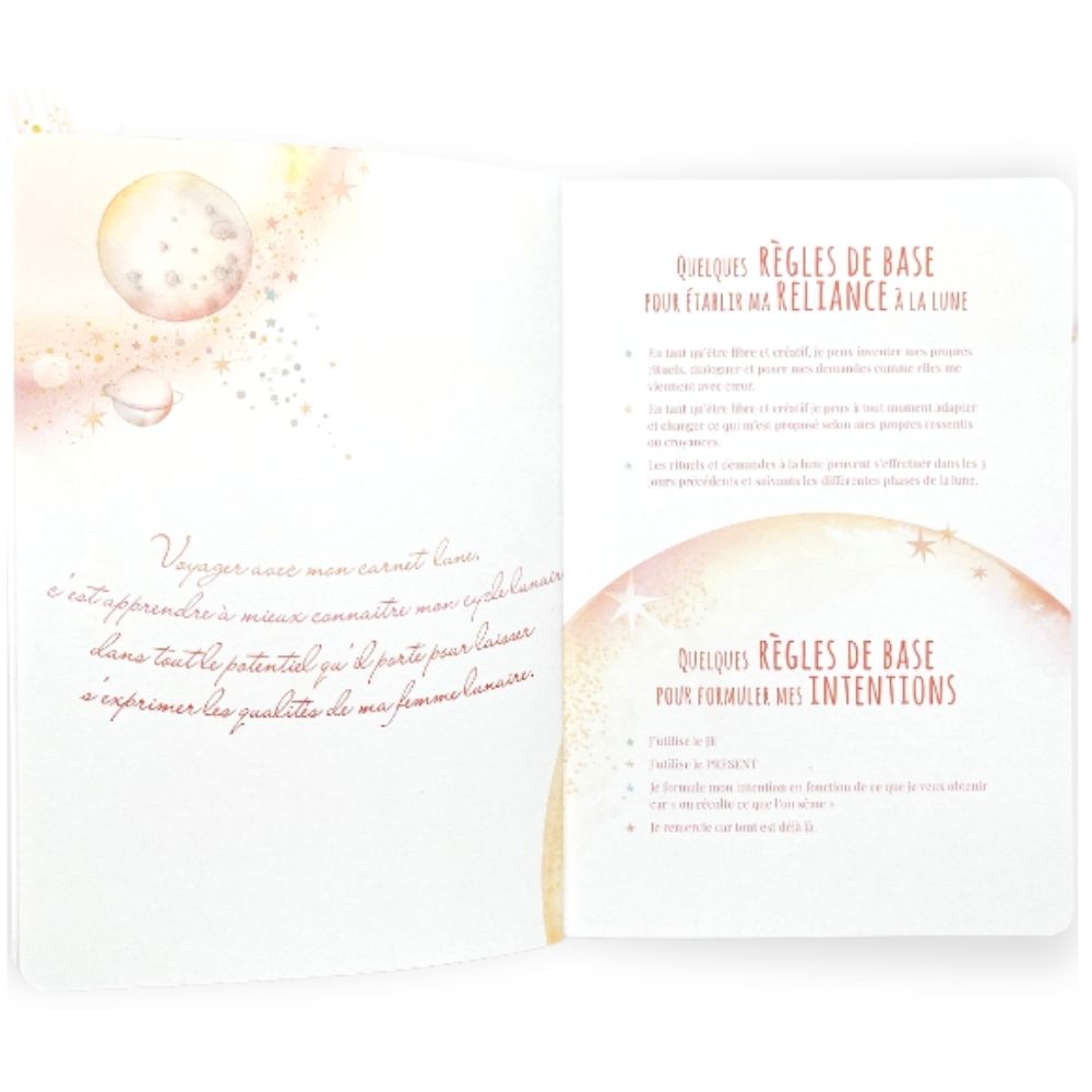 CARNET LUNE - Le Temple des Oracles