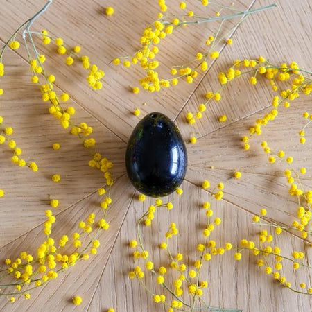 Obsidienne noire - moyen - troué - Livraison EXPRESS - Le Temple des Oracles