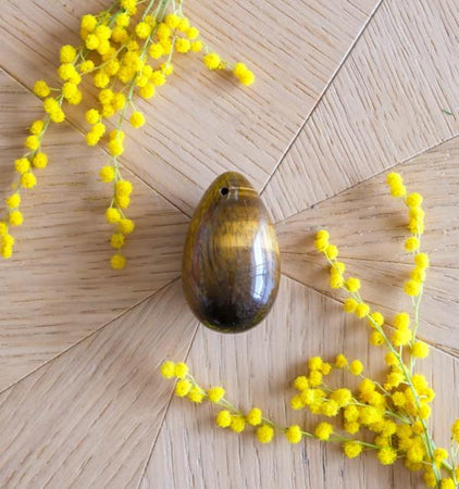 Oeil de tigre - grand - troué - Livraison EXPRESS - Le Temple des Oracles