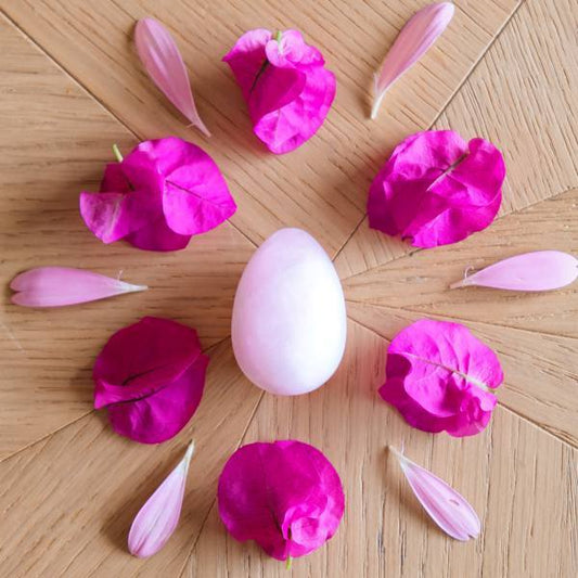 Quartz Rose - grand - troué - Livraison EXPRESS - Le Temple des Oracles