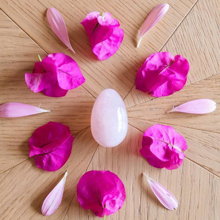 Quartz rose - moyen - troué - Livraison EXPRESS - Le Temple des Oracles